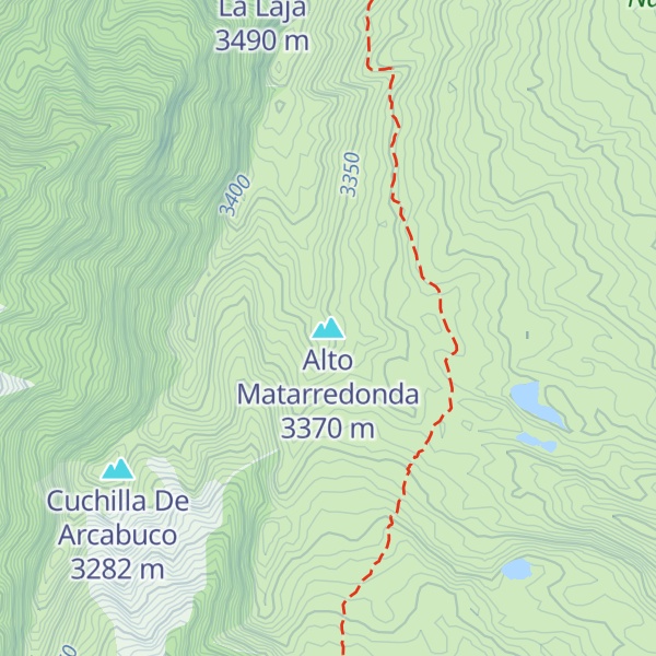 Map of Alto Matarredonda