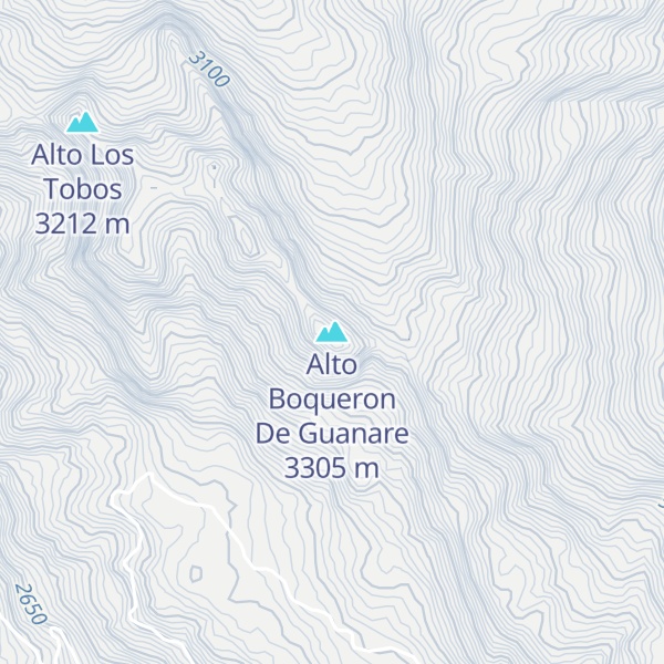 Map of Alto Boqueron De Guanare