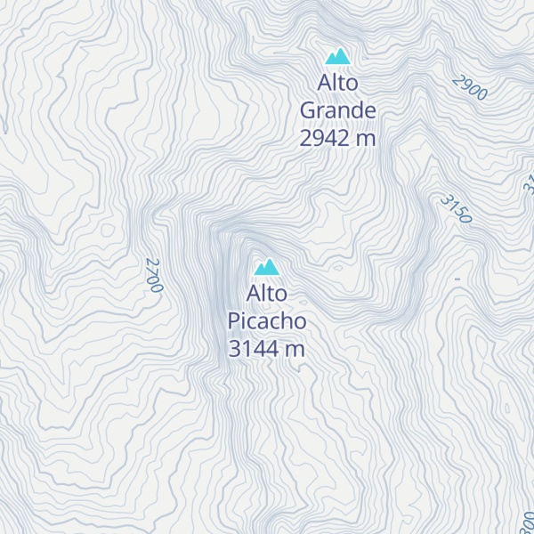 Map of Alto Picacho