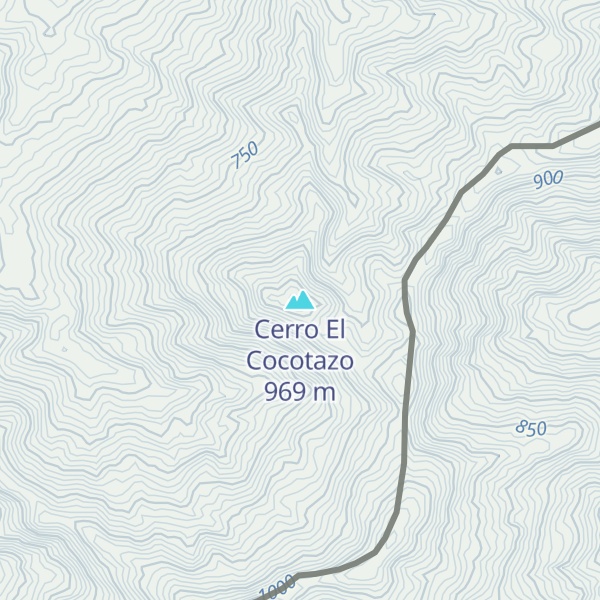 Map of Cerro El Cocotazo