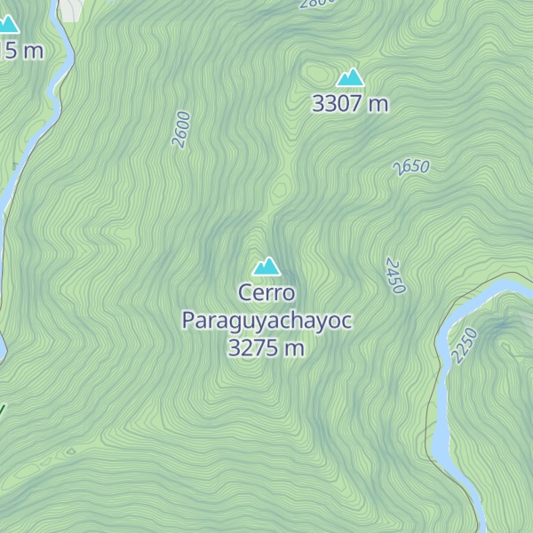 Map of Cerro Paraguyachayoc