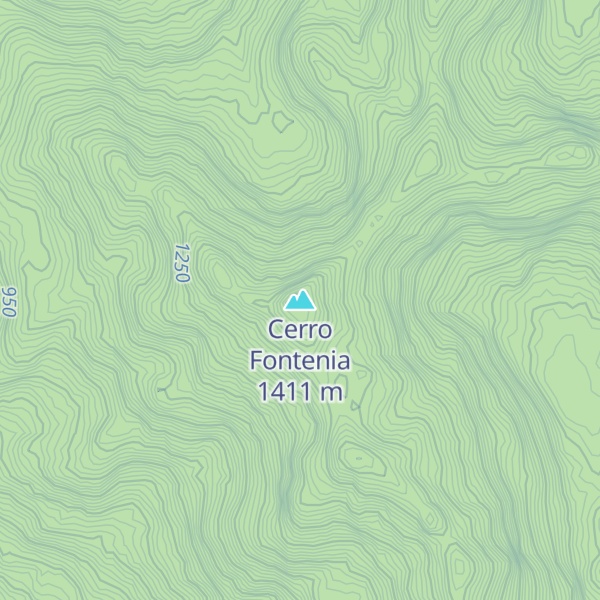 Map of Cerro Fontenia