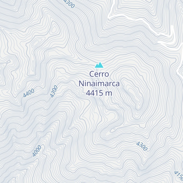 Map of Cerro Luntumarca