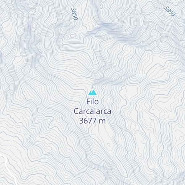 Map of Filo Carcalarca