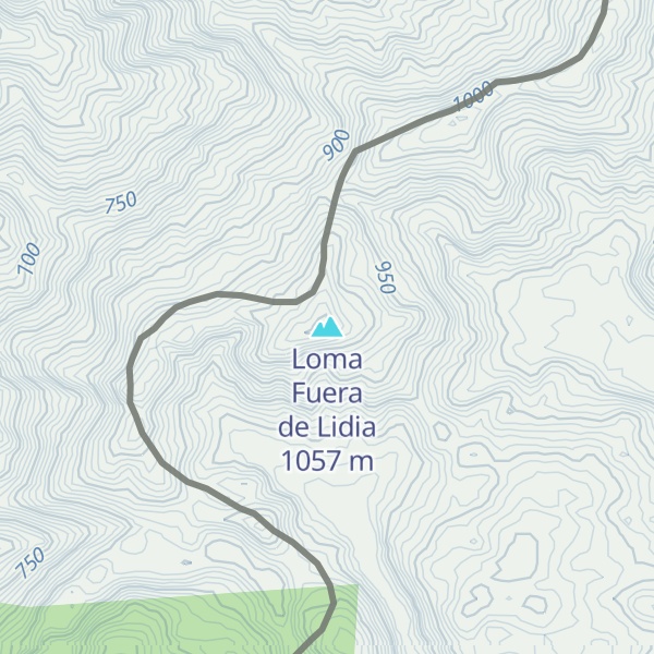 Map of Loma Fuera de Lidia