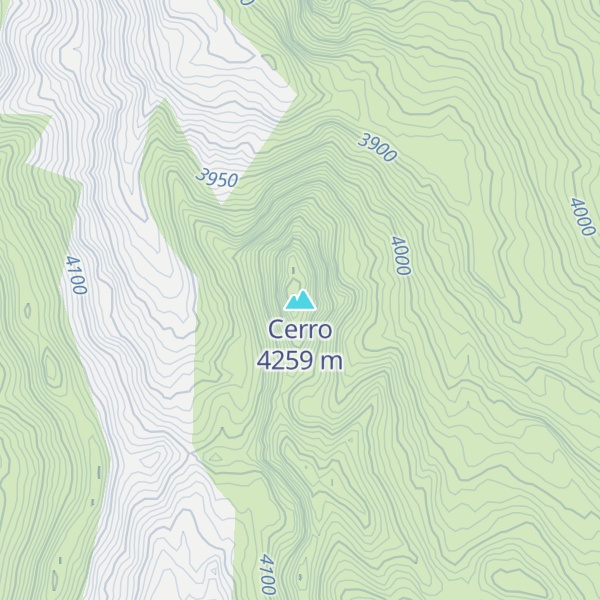 Map of Cerro