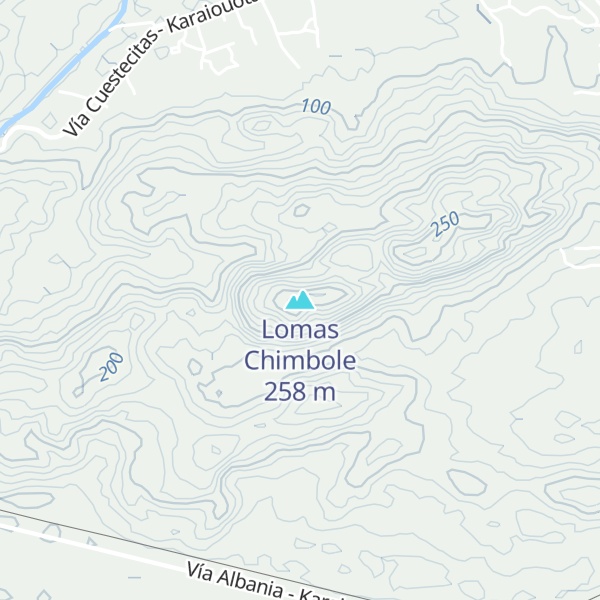 Map of Lomas Chimbole