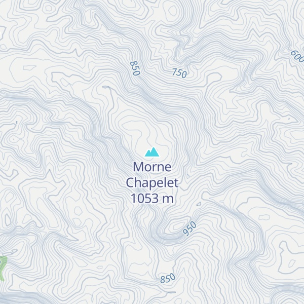 Map of Morne Chapelet