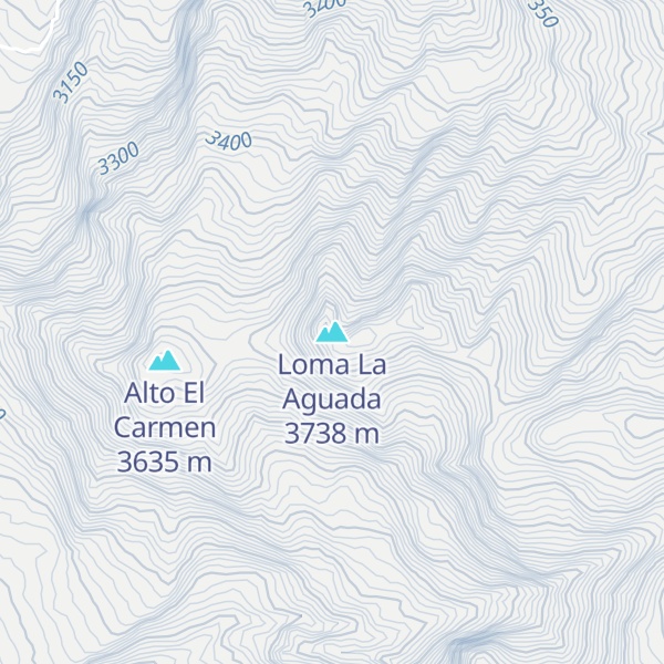 Map of Loma La Aguada