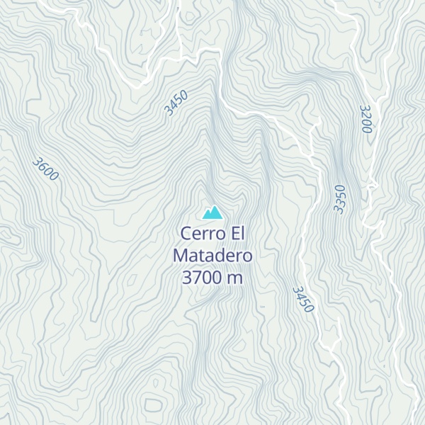 Map of Cerro El Matadero