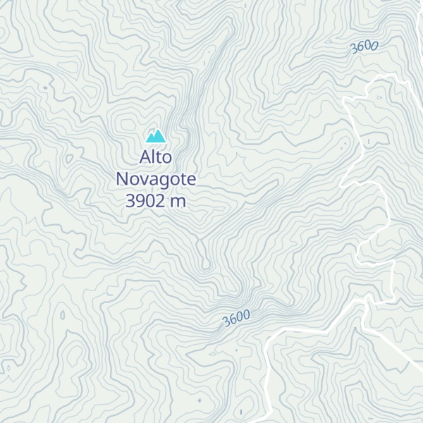 Map of Cerro El Tinto