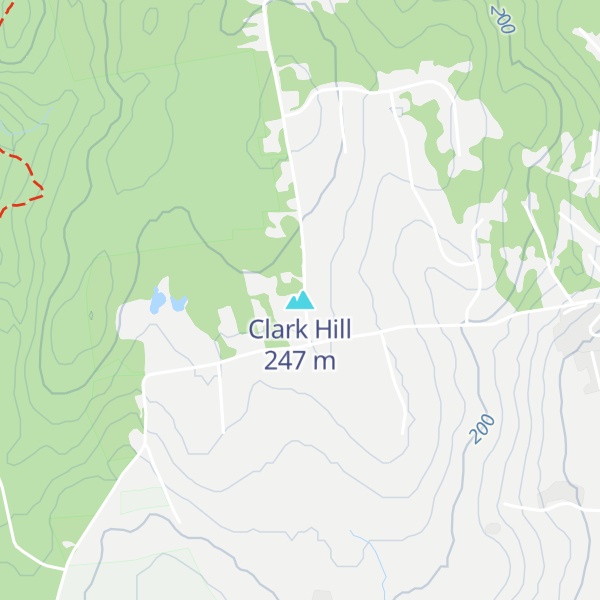 Map of Clark Hill