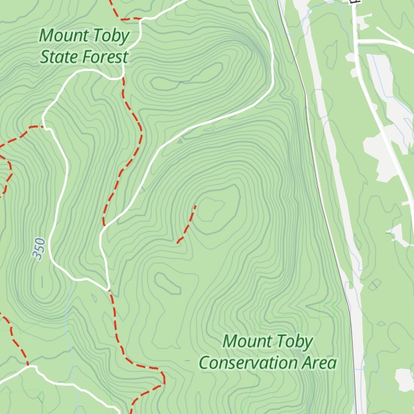 Map of Roaring Mountain