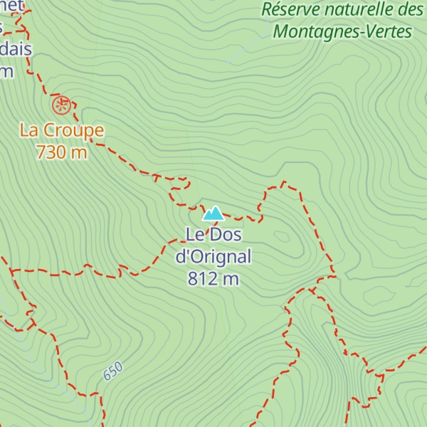 Map of Le Dos d'Orignal