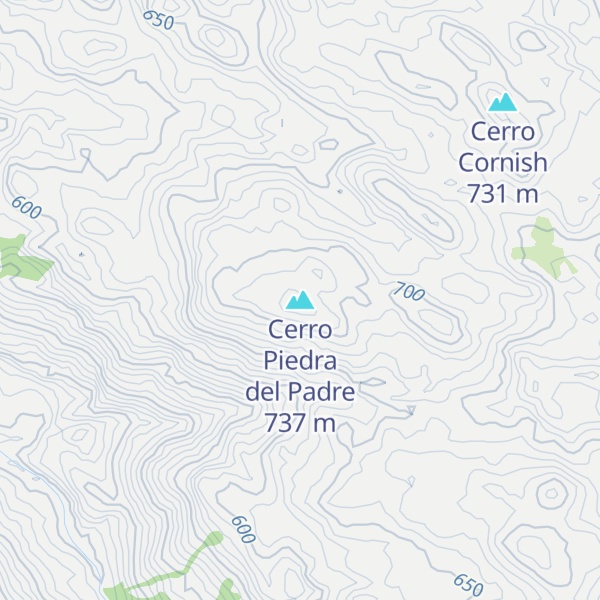 Map of Cerro Piedra del Padre