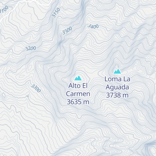 Map of Alto El Carmen