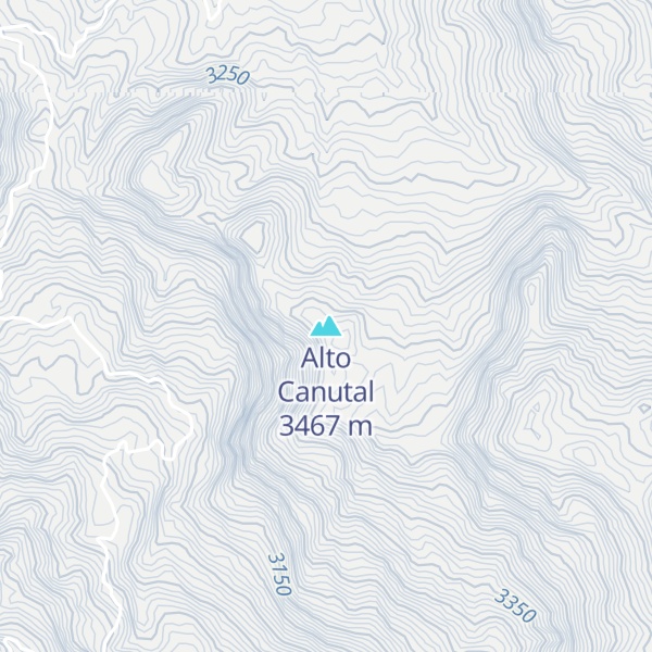 Map of Alto Canutal