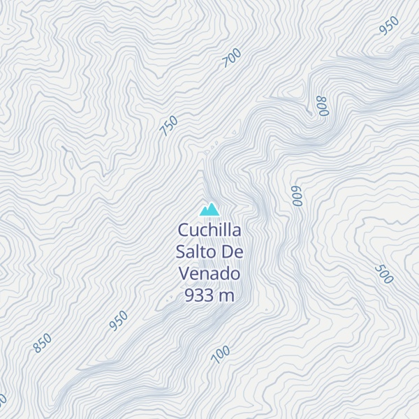 Map of Cuchilla Salto De Venado