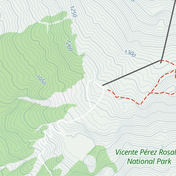 Map of Refugio Teski