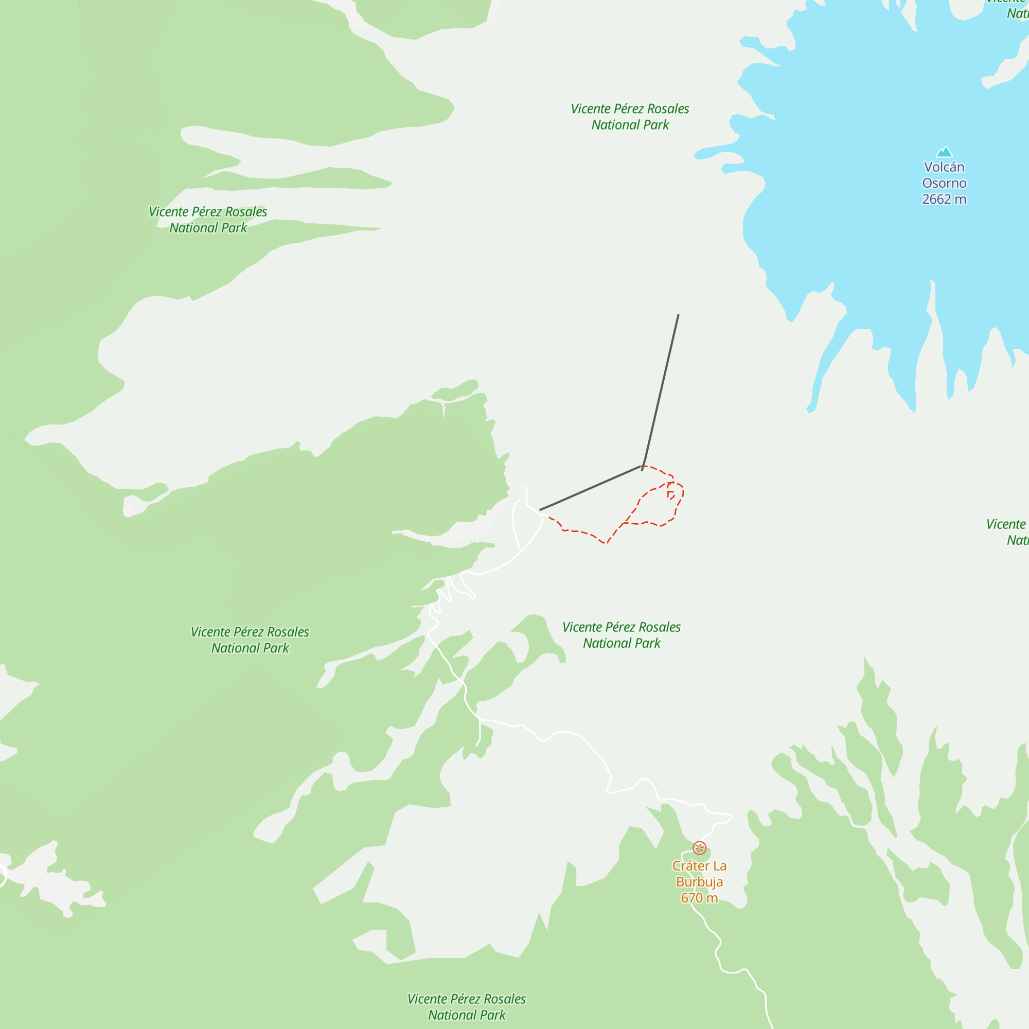 Refugio Teski map