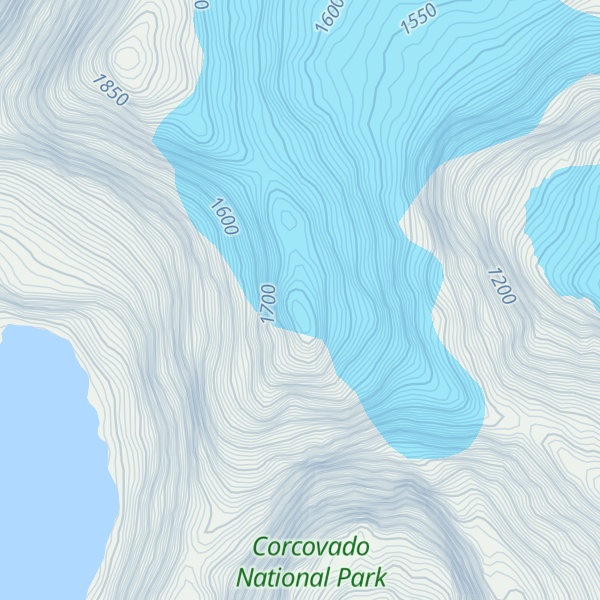 Map of Cerro Cascada