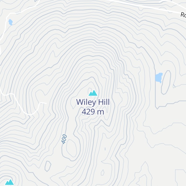 Map of Wiley Hill
