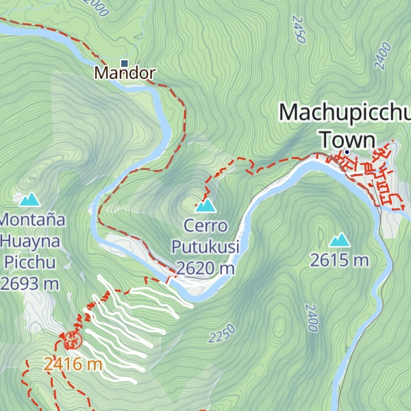 Map of Cerro Putukusi
