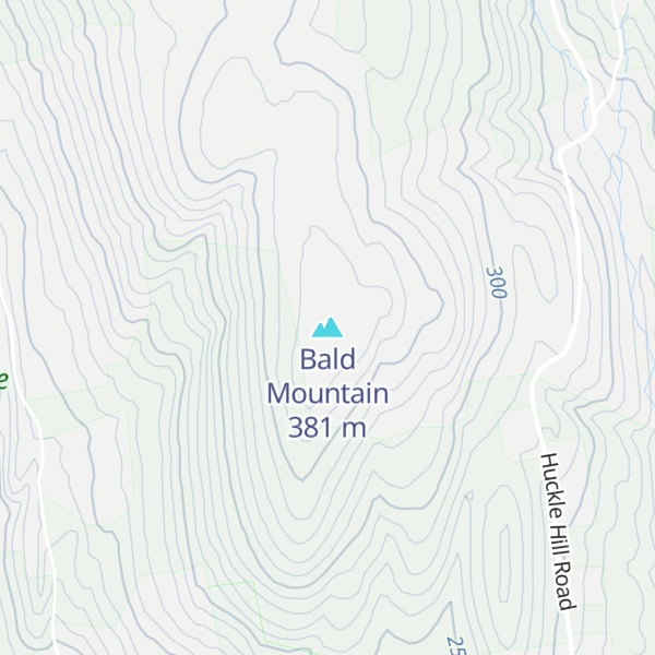 Map of Bald Mountain