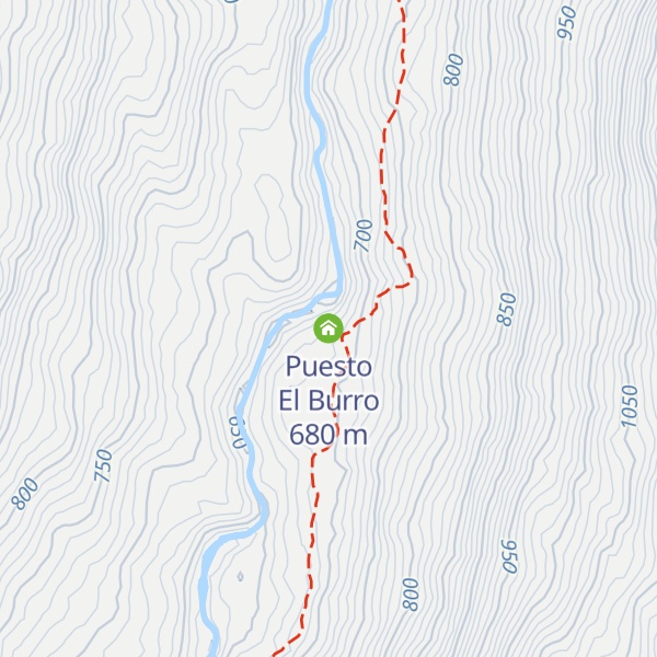 Map of Puesto El Burro
