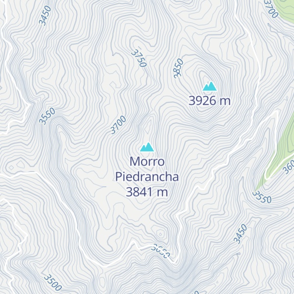 Map of Morro Piedrancha