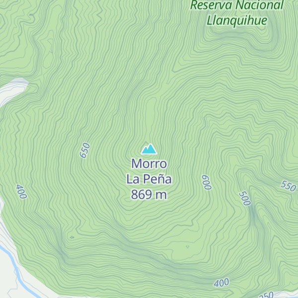 Map of Morro La Peña