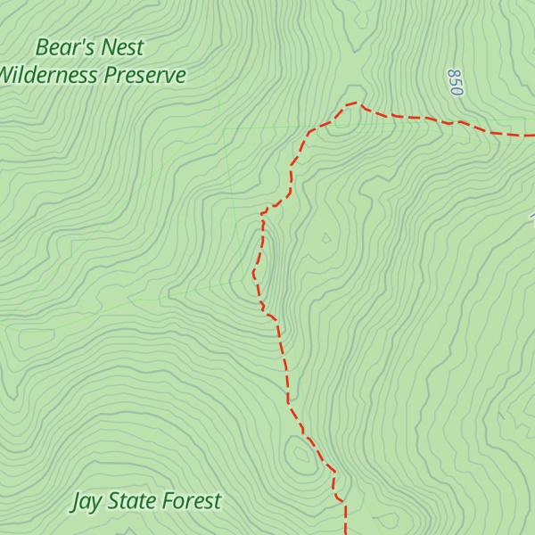 Map of Doll Peak