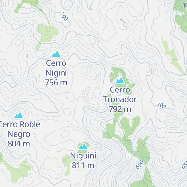 Map of Cerro Harria