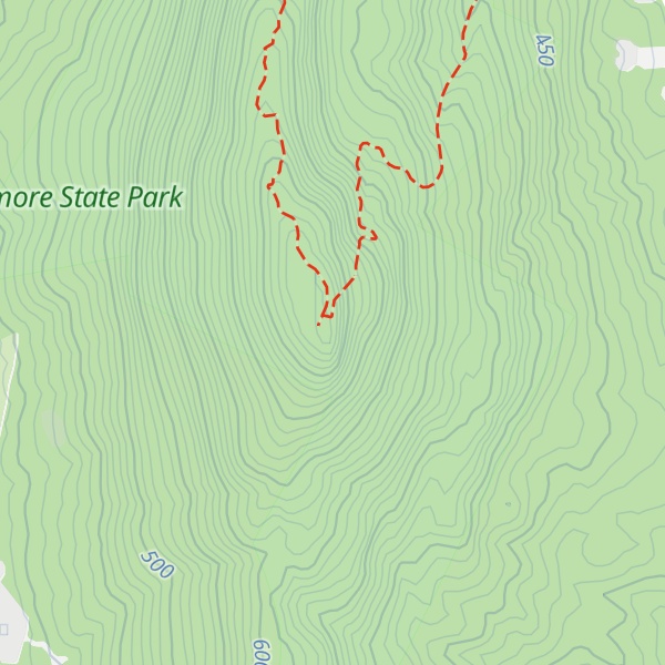 Map of Elmore Mountain