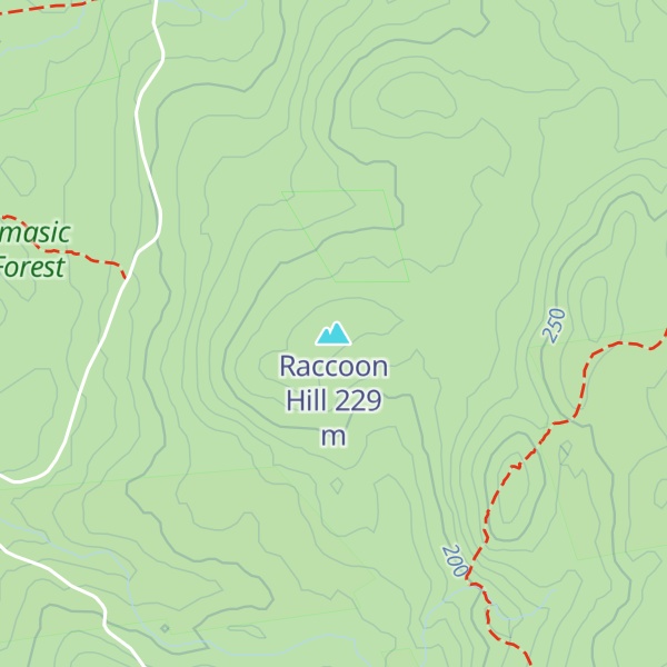 Map of Raccoon Hill