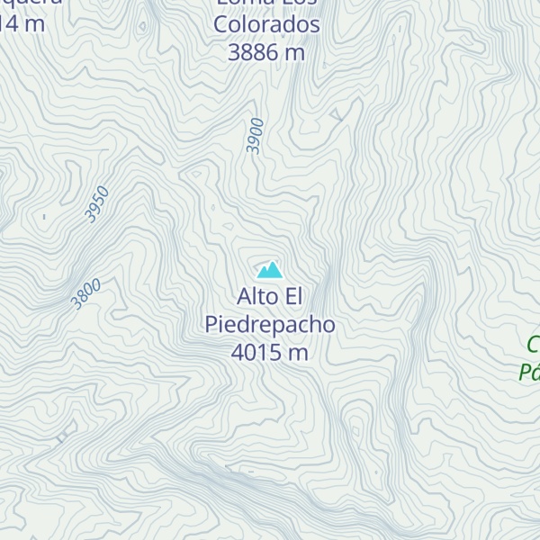 Map of Alto El Piedrepacho