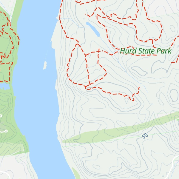 Map of Split Rock