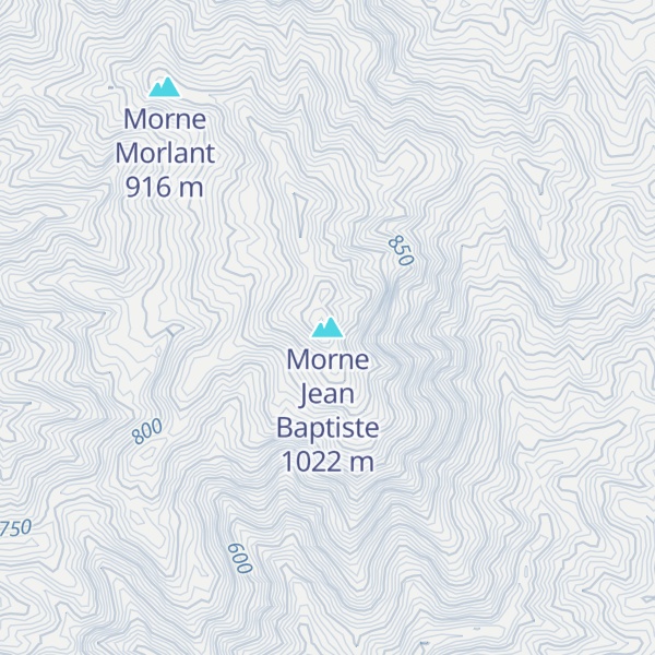 Map of Morne Jean Baptiste
