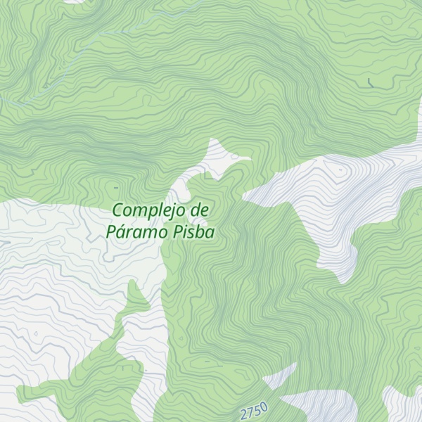 Map of Cuchilla Las Cruces