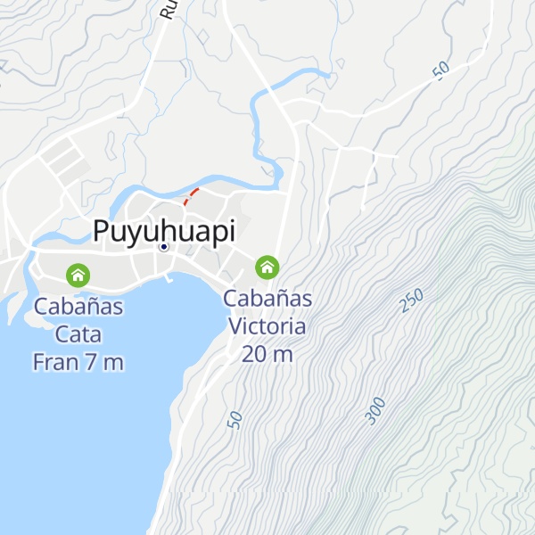 Map of Cabañas Victoria