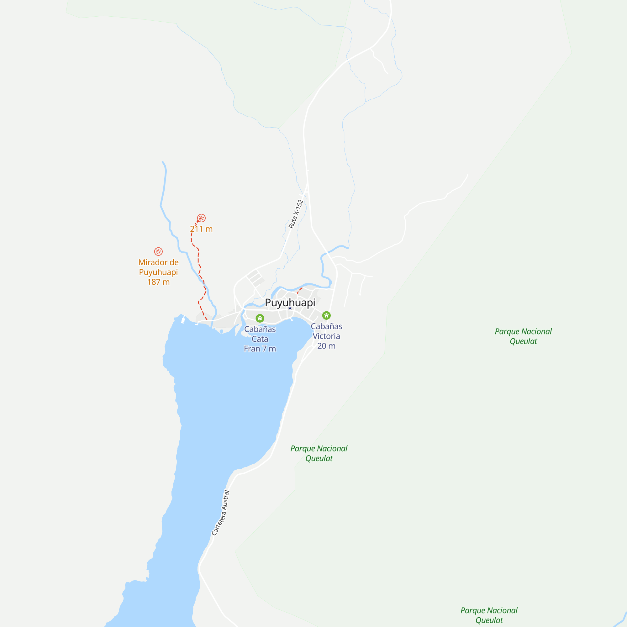 Cabaña Mama Pasca map