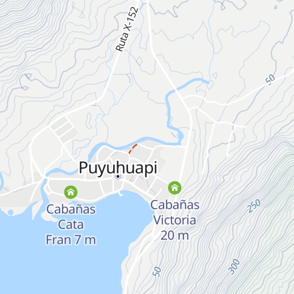 Map of Cabañas Tía Berta
