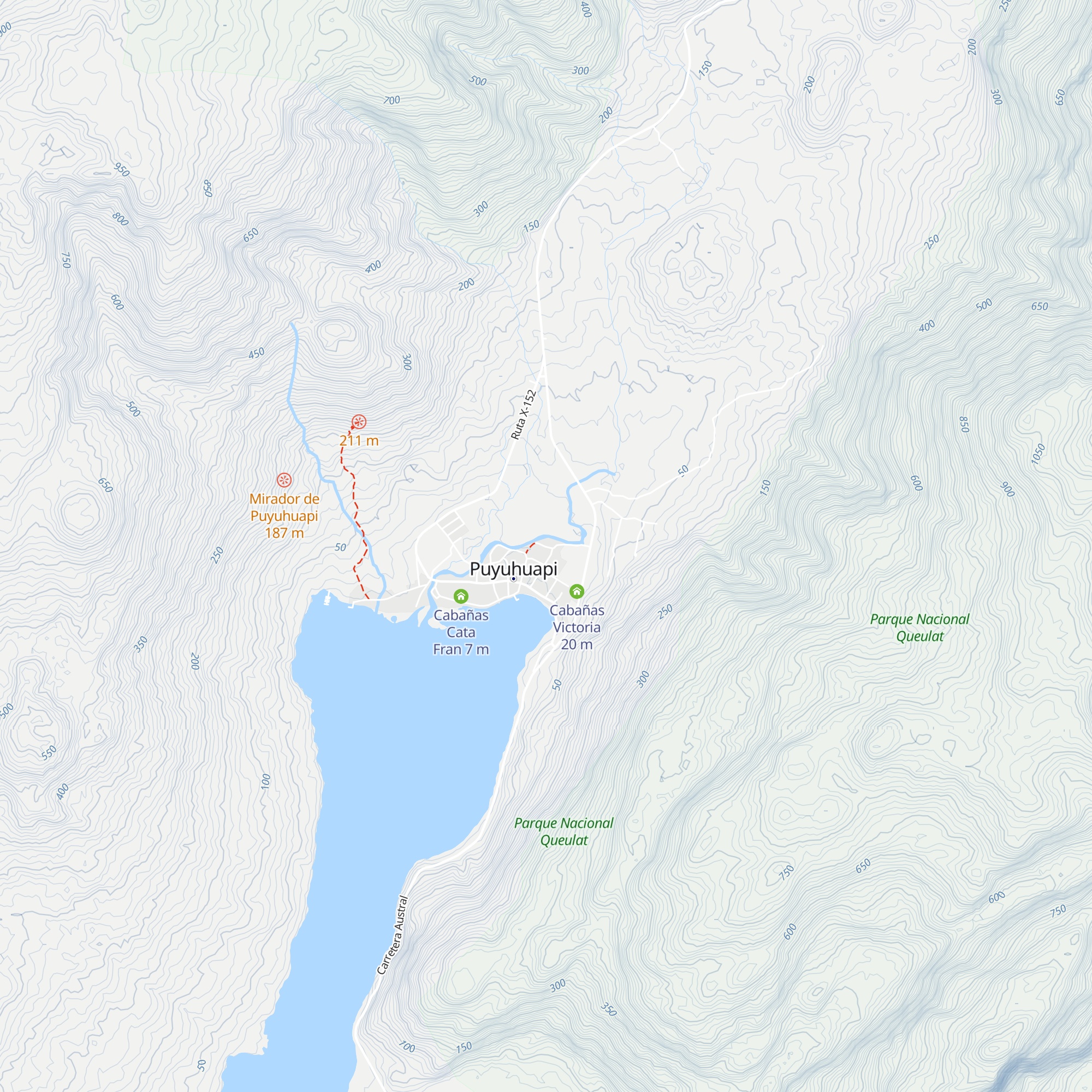 Cabañas Tía Berta map