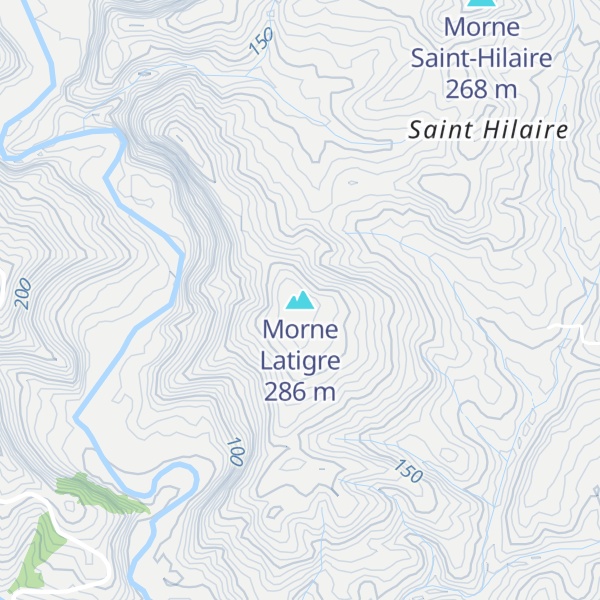 Map of Morne Latigre