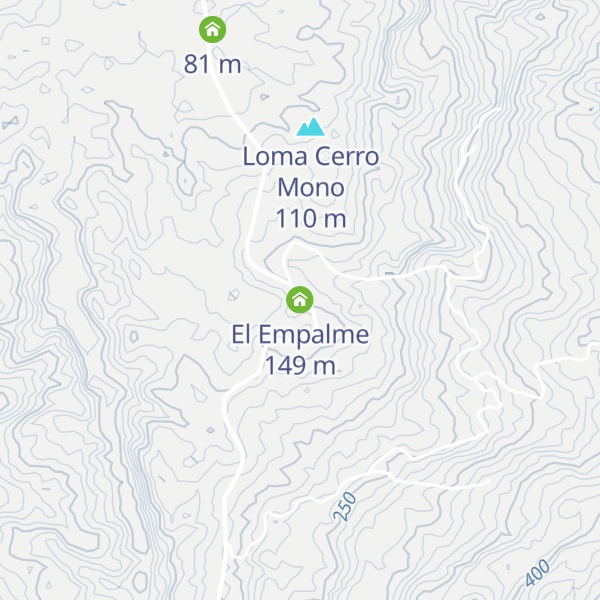 Map of El Empalme