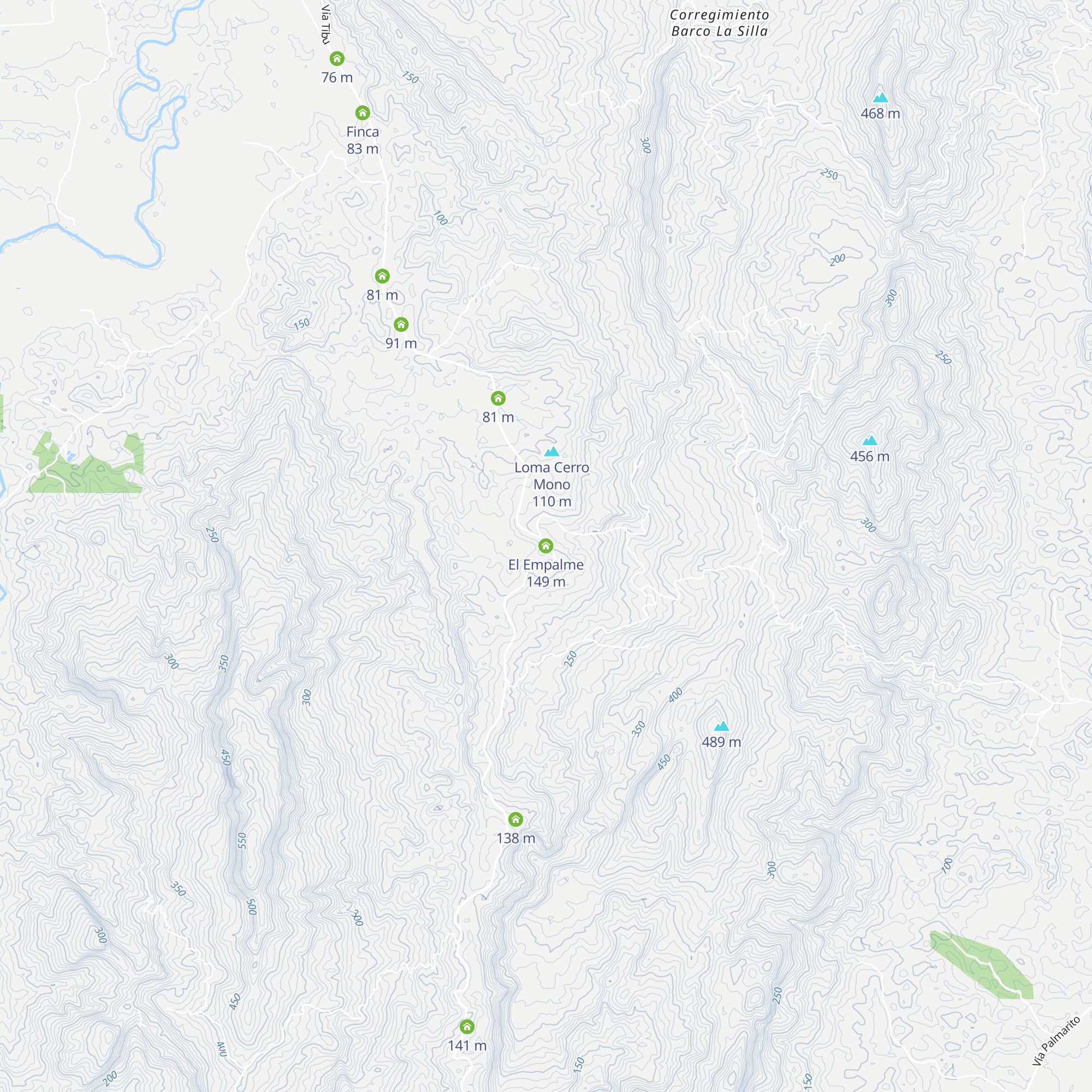 El Empalme map
