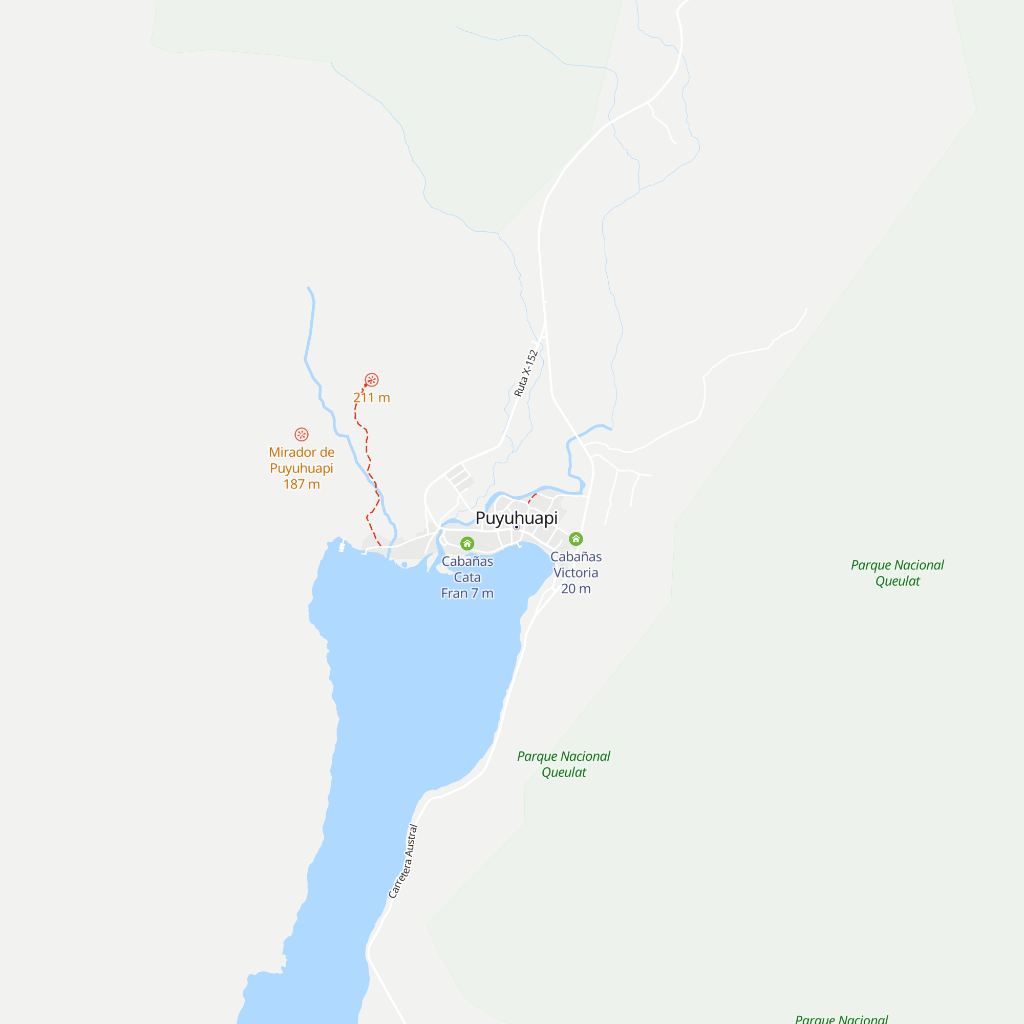 Cabaña caramba map
