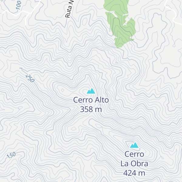 Map of Cerro Alto