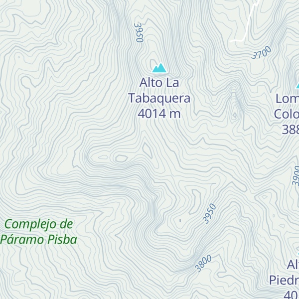 Map of Alto El Caracol