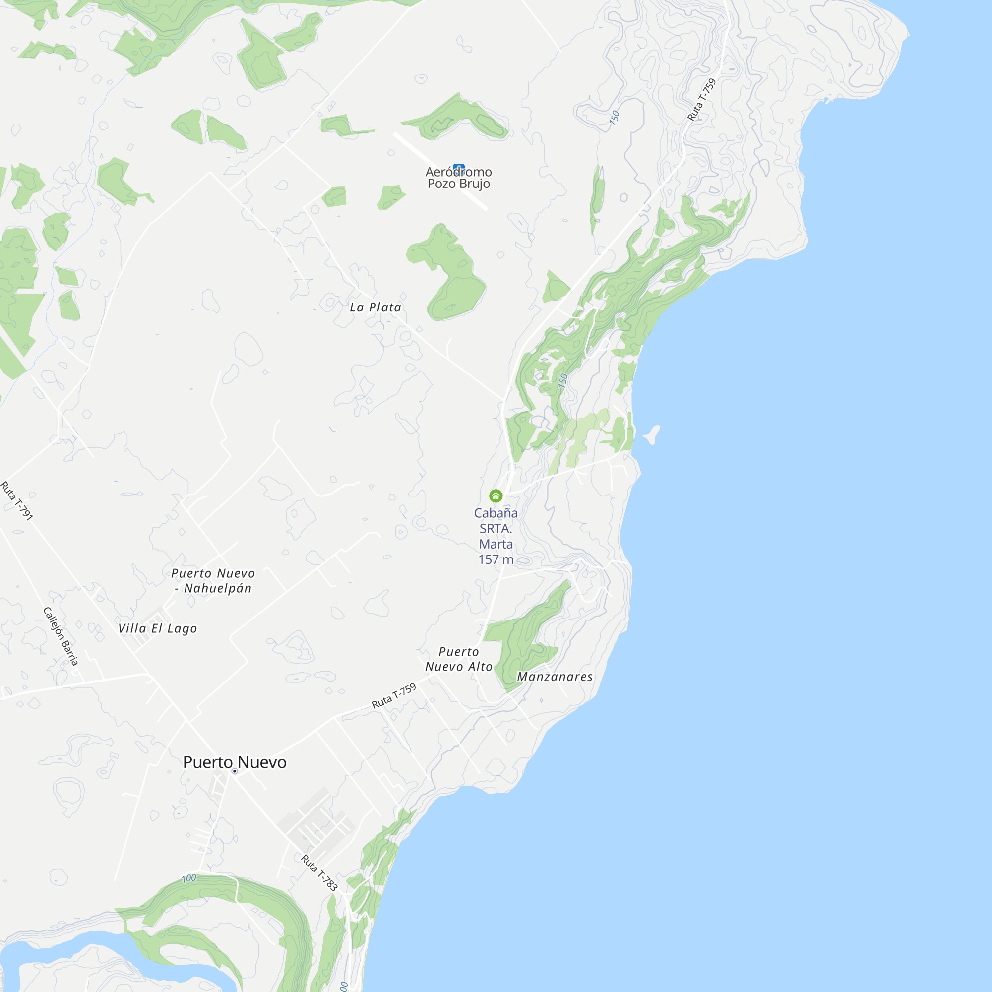 Cabaña SRTA. Marta map